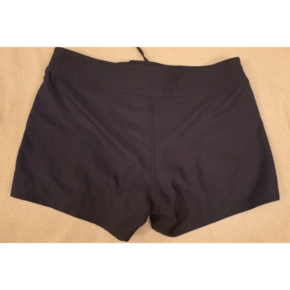 La Blanca Women's Swim Shorts Size S Black Solid Swimwear Board Short
